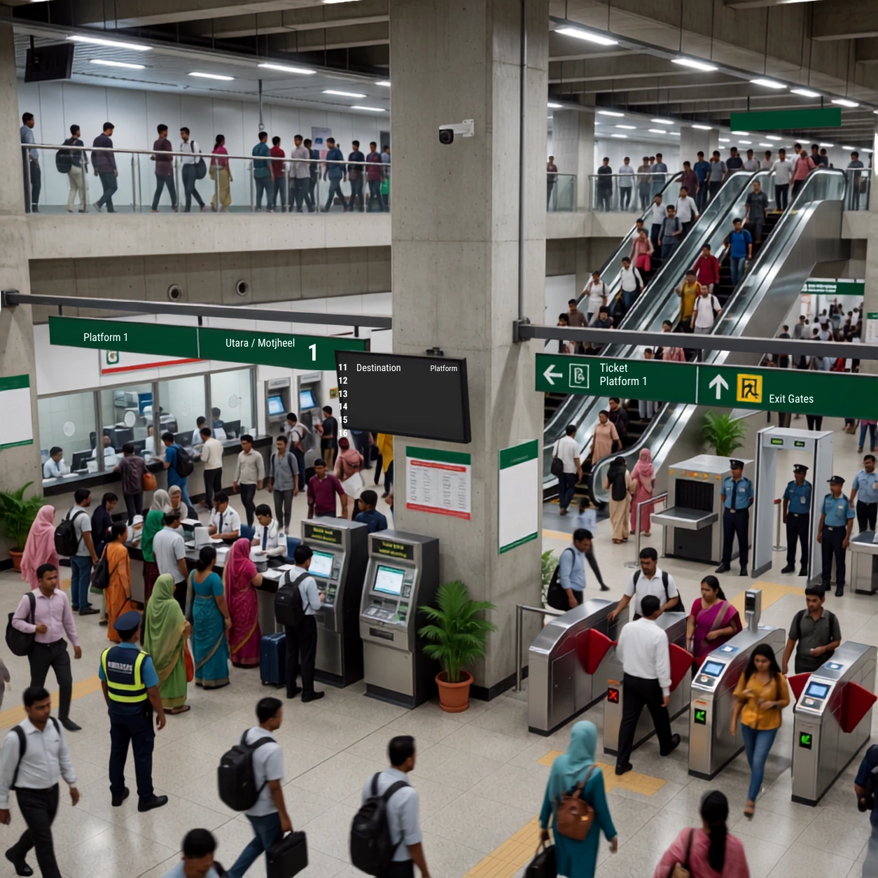 Tracks large crowds easily, secures ticket counters, and prevents unauthorized entry in high-traffic zones.